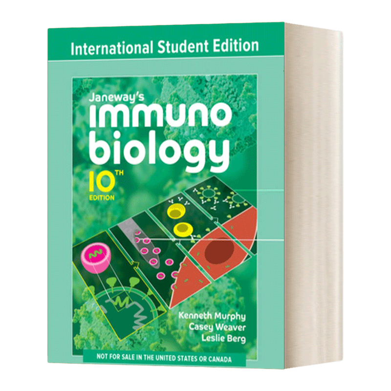詹韦免疫生物学 英文原版 Janeway's Immunobiology 第十版 含注册码 英文版 进口英语原版书籍