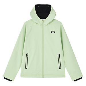 安德玛童装男童综训外套青少年早秋加厚连帽三防保暖儿童运动夹克