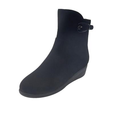 酷斯沃短靴羊京皮橡胶软底马丁靴