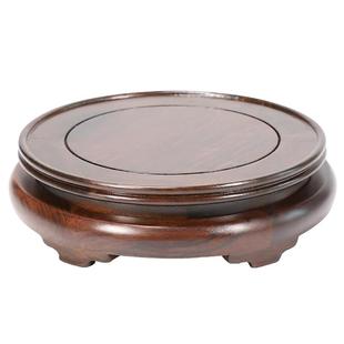 实木底座花瓶酒瓶花盆酒坛盆景底座茶壶香炉佛像摆件工艺品木托架