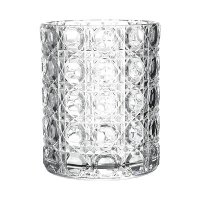 高颜值宝石纹浮雕玻璃杯鸡尾酒杯