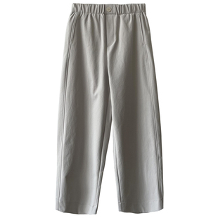 松紧腰宽松直筒显瘦休闲裤女春季九分裤2026新款裤子春款女裤春秋