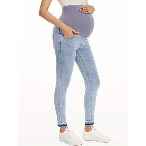 W 20793L High Waist Stretch Maternity Jeans 高腰孕妇牛仔裤