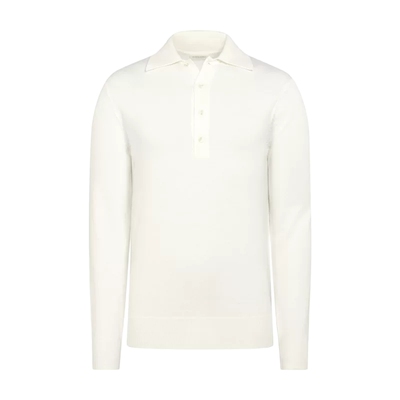 SUITSUPPLY米白色羊毛针织衫