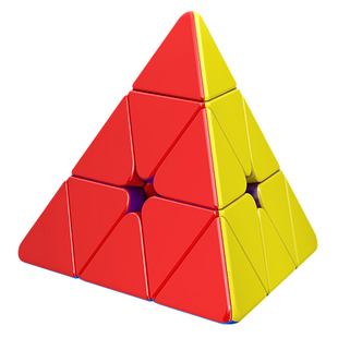魔域文化磁悬浮RS金字塔魔方磁力版三阶三角形比赛专用异形块玩具
