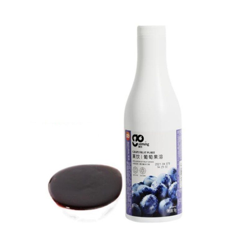 网红同款青提果酱饮品COCO雨后青提气泡水奶茶用浓缩青提葡萄果汁