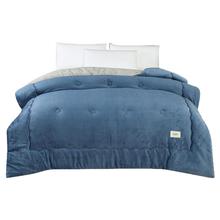 双面牛奶绒被子冬被加厚保暖