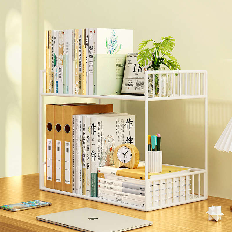 儿童书架桌面置物架卧室办公室客厅书桌收纳书柜桌上小型多层架子