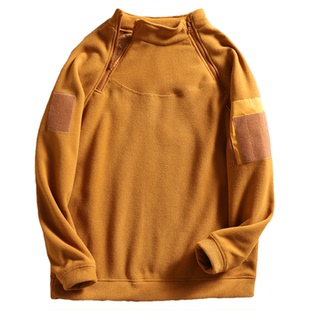 设计师款！双拉链双面绒！外贸男装秋冬加绒加厚防风保暖卫衣外套