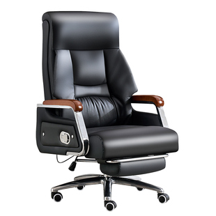 真皮老板椅办公室座椅电脑椅家用坐椅办公椅舒服久坐沙发商务椅子