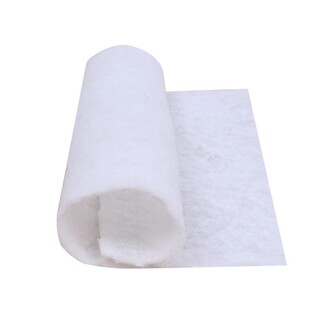 白色无纺长丝土工布透水园艺公路养护桥梁护坡工程布加厚种植鱼池