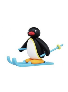 日本正版PINGU企鹅家族公仔扭蛋潮玩手办小挂件黏土动画可爱玩具