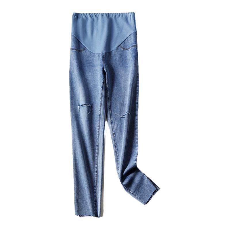 快乐屋孕妇裤裤口开叉