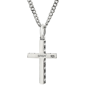 GRGR silver cross necklace 纯银十字架项链男女嘻哈百搭锁骨链