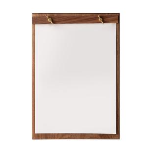 实木菜单展示立牌高档桌面价格展示架咖啡店奶茶店餐厅原木菜单夹