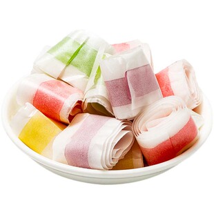 包邮果然多CC果卷13g独立小包装水果味整包批儿童凝胶软糖果9口味