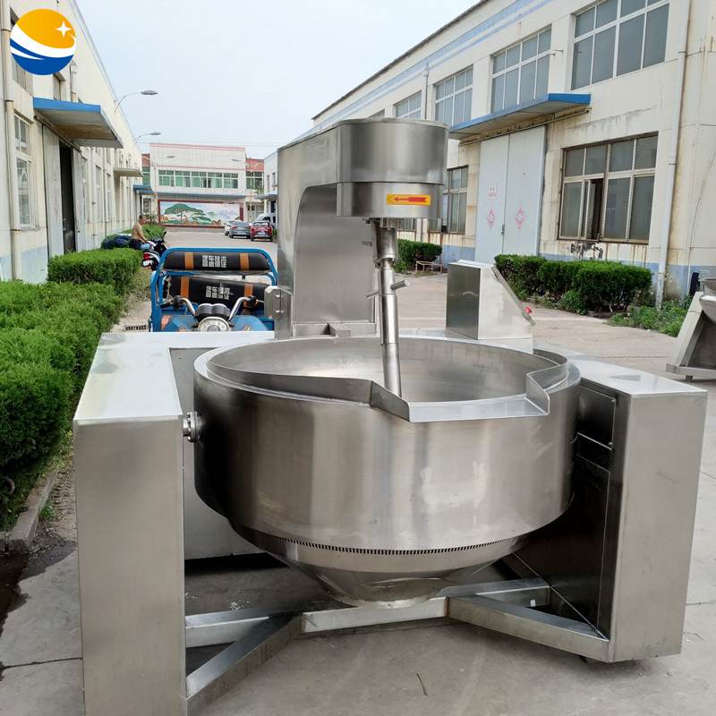 大型全自动搅拌电加热熬酱机 工业不沾不糊炒酱机 工厂酱料炒锅