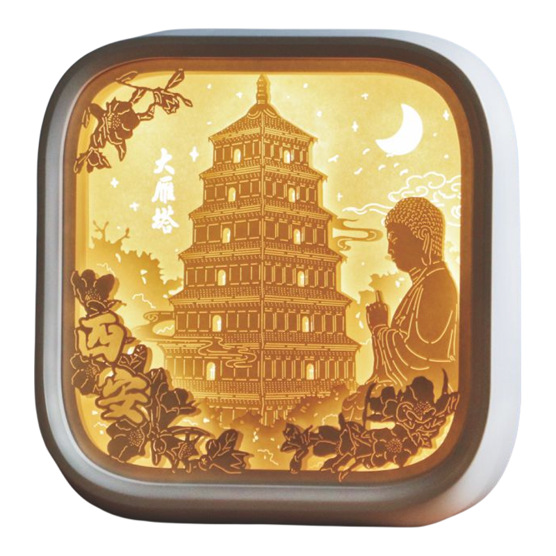西安特色纪念品纸雕灯收藏伴手礼