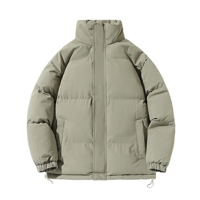 纯色立领棉服加厚保暖外套