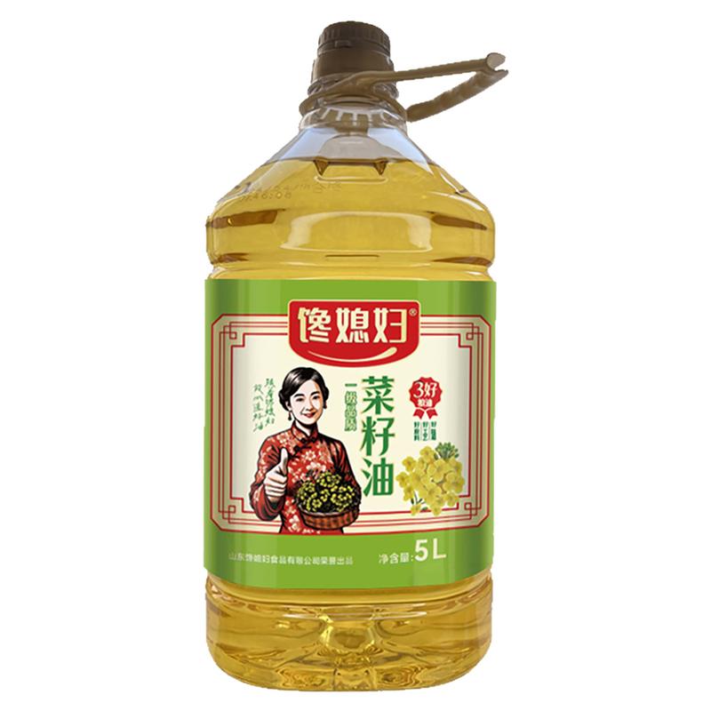 馋媳妇非转基因浓香菜籽油5L