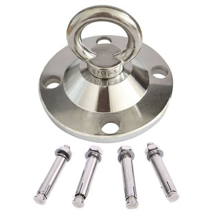 加厚360度旋转秋千固定盘空中瑜伽吊床沙袋吊扣吊椅固定挂钩吊盘