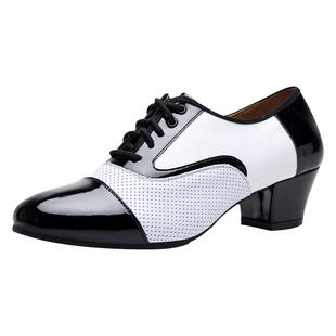 男士舞鞋国标拉丁广场舞成人摩登舞鞋软底交谊舞三步踩舞蹈鞋室外