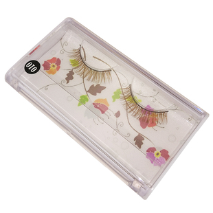 包邮欧美棕色金色狐狸毛假睫毛女自然浓密交叉仿真裸妆1对价010