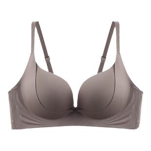浪莎无痕内衣女小胸聚拢显大上托防下垂收副乳无钢圈美背文胸罩DT