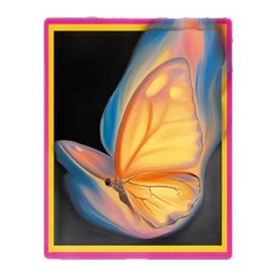 TLP反光车贴 原创 飞蛾扑火化作流星 蝴蝶飞蛾燃烧 汽摩防水贴纸