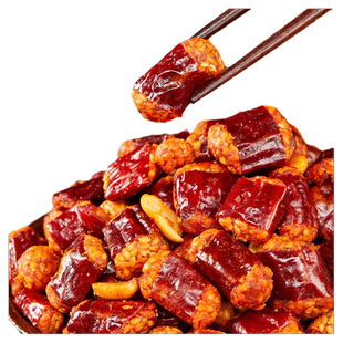 辣椒酥花生辣椒干油炸麻辣零食下饭下酒菜酥脆夜市小吃特产香脆椒