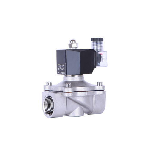 包邮304不锈钢常闭 电磁开关水阀气阀220V24V4分6分1寸管室外防水
