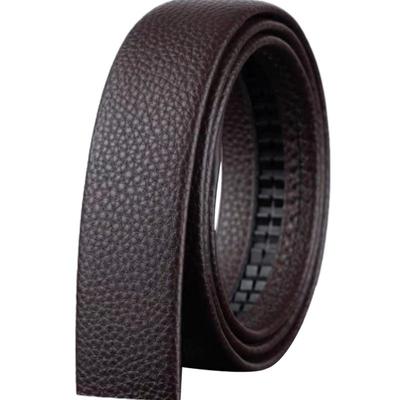 针扣皮带真皮男自动扣真皮无头