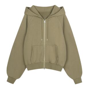 RESIMPLE简单点基础款宽松拉链卫衣女百搭国潮外套春季0400女装