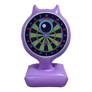 儿童充气投掷游戏玩具户外趣味活动道具标靶飞镖足球射门飞镖盘