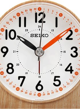 Seiko儿童闹钟静音扫秒可爱个性