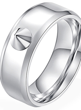 指环防狼戒指钨钢简约潮人钛钢