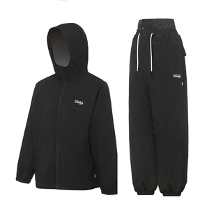 John snow滑雪服套装女款情侣单板美式宽松防水保暖滑雪衣裤男款