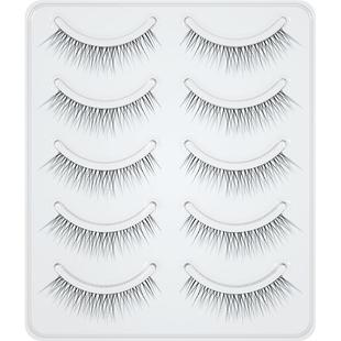 芙妮蓝216假睫毛女自然逼真素颜裸妆217眼睫毛短款棉线细梗生活妆