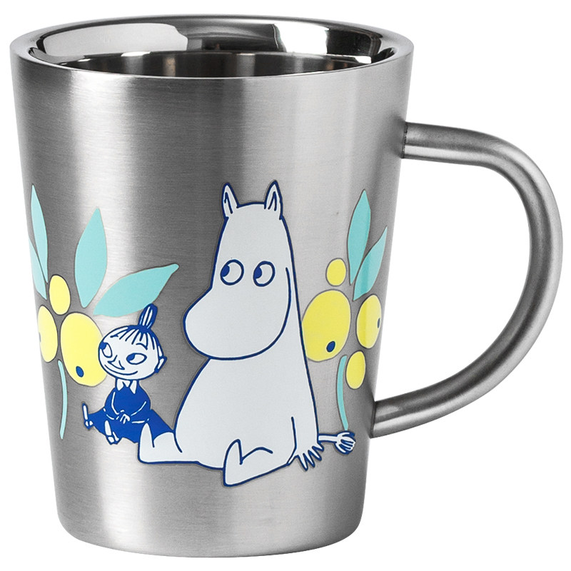 姆明Moomin双层不锈钢马克杯