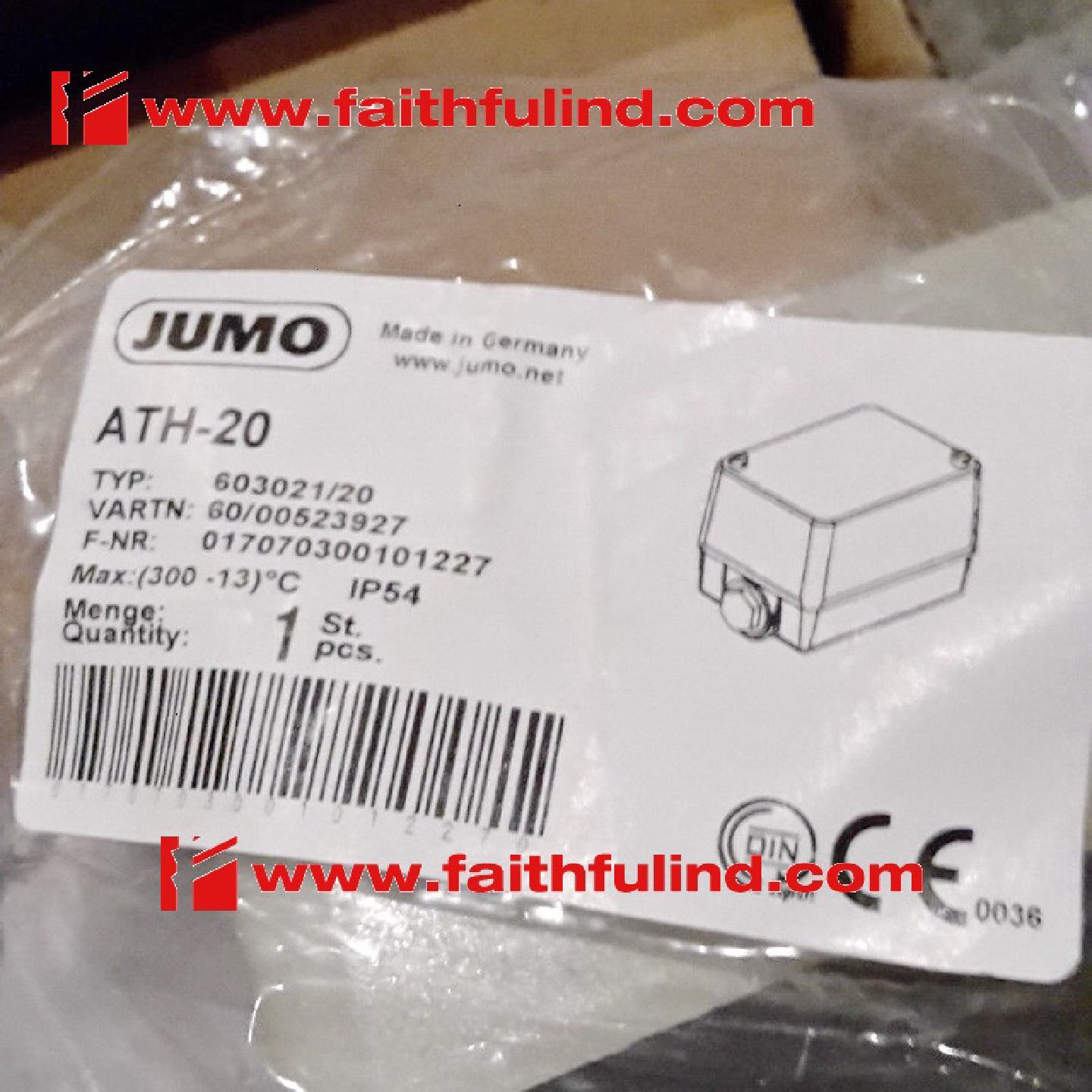 议价Jumo 00523927 久茂全新温度传感器 ATH-20 603021/20 300度 - 实物图