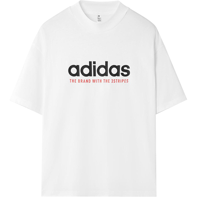 Adidas/阿迪达斯正品2025男士日常圆领套头透气耐穿短袖KG8941