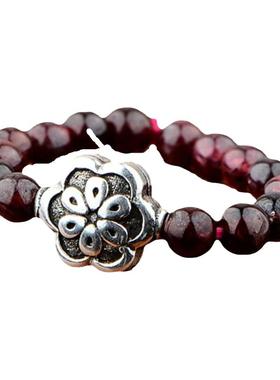 云南时尚石榴石戒指古风配饰