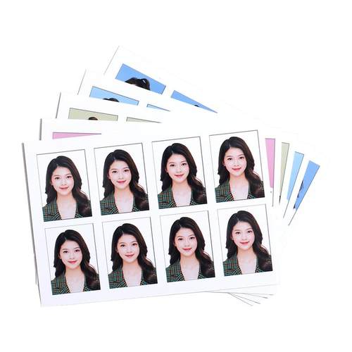 富士冲印证件照打印1寸2寸照片高清结婚登记照冲洗换底签证驾驶证