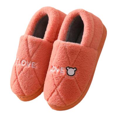 居家居月子产后春秋款男士棉拖鞋