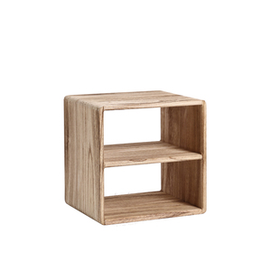 格子柜自由组合书架实木质矮柜飘窗落地儿童小柜子收纳储物置物架