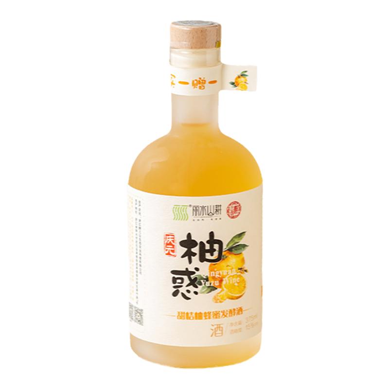 醉三公浙江甜桔柚果酒瓶装375ml