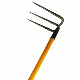 铁耙农用工具钢耙子抓钩钉耙三四齿耙松土耙翻土耙泥耙园林耙包邮