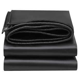 防火阻燃黑色涂塑布耐火隔热软连接三防布防火布空调软连接电焊布