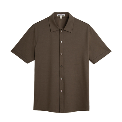 超细PIMA棉舒适透气商务短袖衬衫