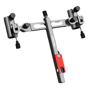 高端双炮台支架一拖二钓箱钓椅配件鱼杆支架架杆鱼竿架台钓竿支架